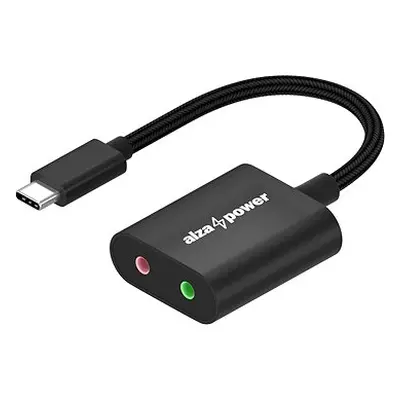 AlzaPower External Sound Card X250 - mattschwarz