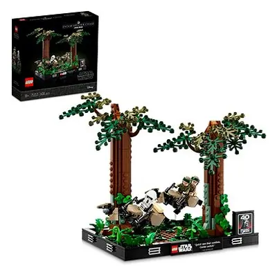 LEGO® Star Wars™ Verfolgungsjagd auf Endor™ – Diorama