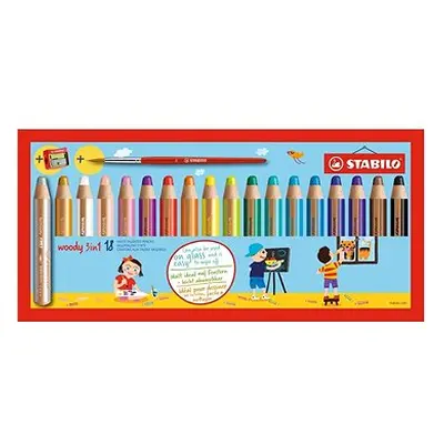 STABILO Woody Farben, rund, Maxi, STABILO