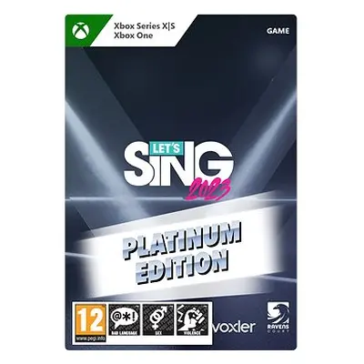 Lets Sing Platinum Edition - Xbox Digital