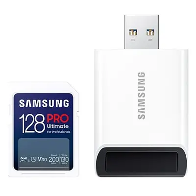 Samsung SDXC 128GB PRO ULTIMATE + USB-Adapter