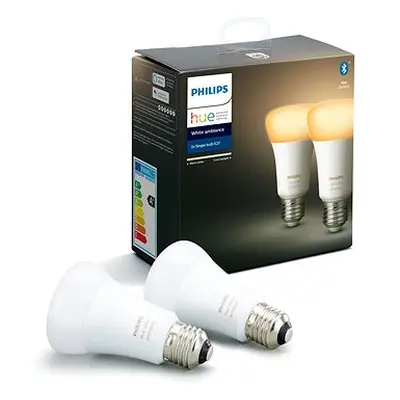 Philips Hue White Ambiance 9.5W A60 Set 2St