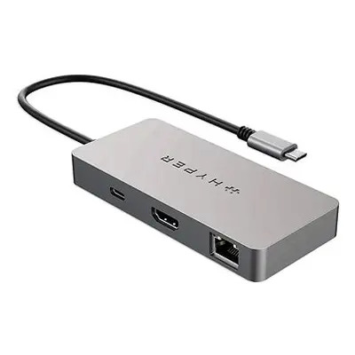 HyperDrive 5in1 USB-C Hub (WWCB), silber
