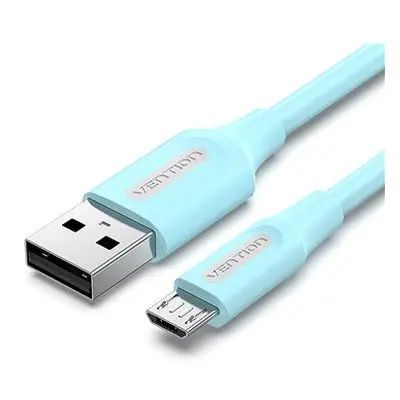 Vention USB 2.0 to Micro USB 2A Cable 1m Light Blue