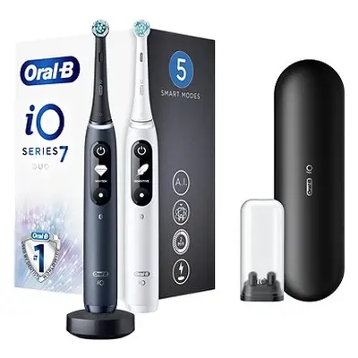 Oral-B iO Series Duo Black Onyx & White Alabaster Magnetische Zahnbürste