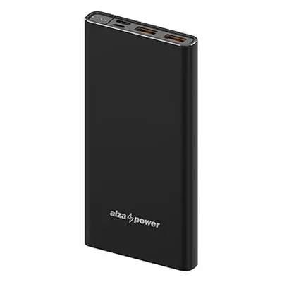 AlzaPower Metal 10000mAh Fast Charge + PD3.0 Schwarz