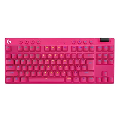 Logitech G PRO X TKL Lightspeed Tactile, rosa