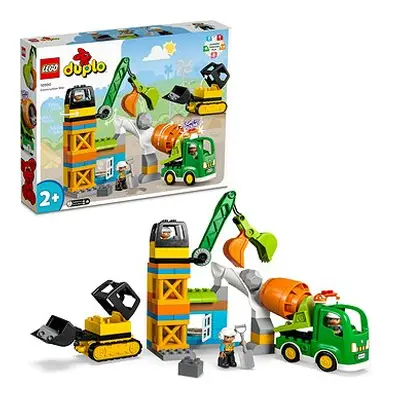 LEGO® DUPLO® Baustelle mit Baufahrzeugen