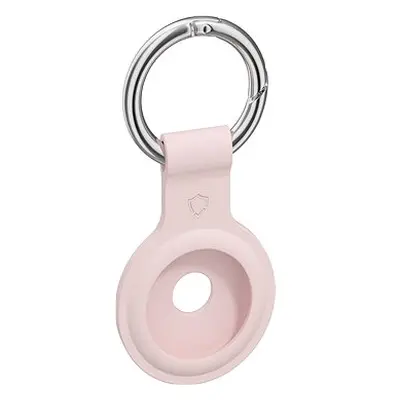 AlzaGuard Silicone Keychain für Airtag pink