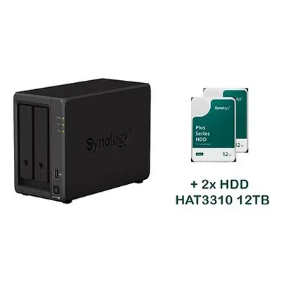 Synology DS723+ 2x HAT3310-12T (24TB)