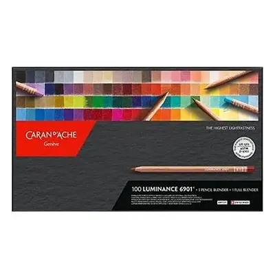 CARAN D'ACHE Luminance 100 Farben + Blender