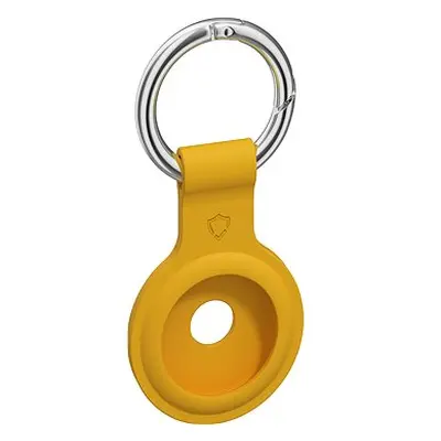 AlzaGuard Silicone Keychain für Airtag gelb