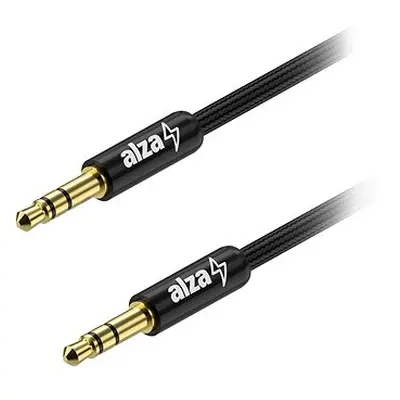 AlzaPower AluCore Audio 3.5mm Jack (M) to 3.5mm Jack (M) 1m schwarz