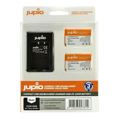 Jupio x NP-BX1 mAh Akku + Ladegerät für Sony