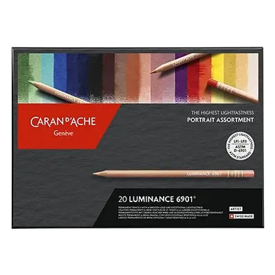 CARAN D'ACHE Luminance 20 Farben geeignet für Portrait