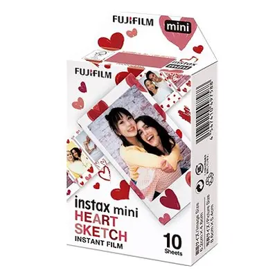 FujiFilm film Instax mini Heart Sketch WW1