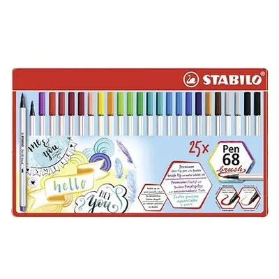 STABILO Pen Stifte Metall-Etui Farben