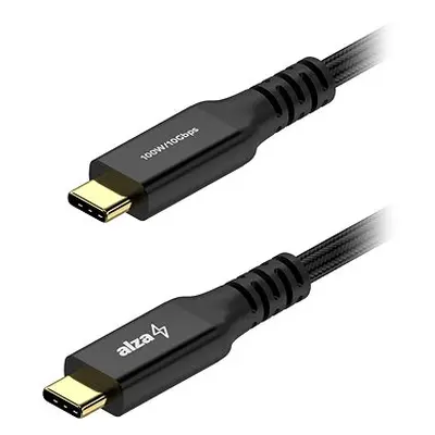 AlzaPower AluCore USB-C to USB-C 3.2 Gen 100W 0.5m schwarz