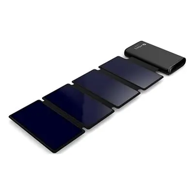 Sandberg Solar 4-Panel Powerbank mAh - Solarladegerät - schwarz