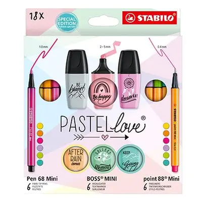 STABILO Pastellove - Stück - feine Liner, hochwertige Fasermarker und Textmarker