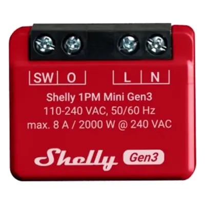 Shelly Plus 1PM Mini, Schaltmodul, WiFi, Gen3