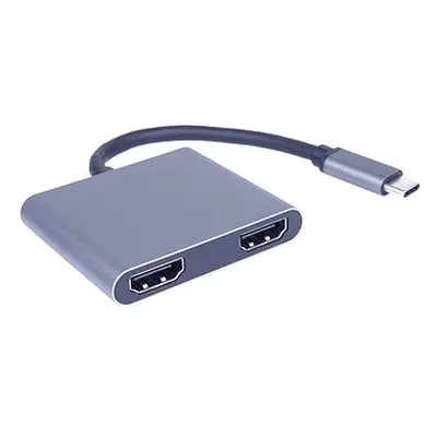 PremiumCord MST Adapter USB-C auf x HDMI, USB3.0, PD, 4K und FULL HD 1080p Auflösung
