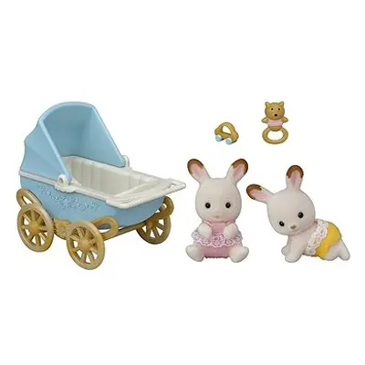 Sylvanian Families - Schokoladenhasen Zwillinge mit Kinderwagen