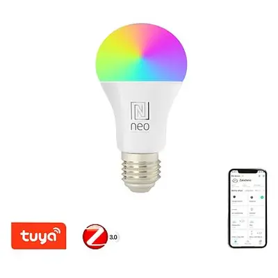 IMMAX NEO Smart LED-Lampe E27 11W RGB+CCT farbig und weiß, dimmbar, Zigbee