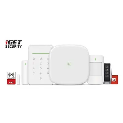 iGET SECURITY M5-4G Premium - intelligentes Sicherheitssystem 4G LTE/WLAN/LAN - Set