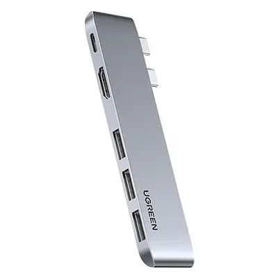 Ugreen Dual USB-C zu HDMI + x USB 3.0 A + Typ C Buchse