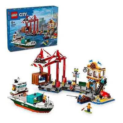 LEGO® City Hafen mit Frachtschiff