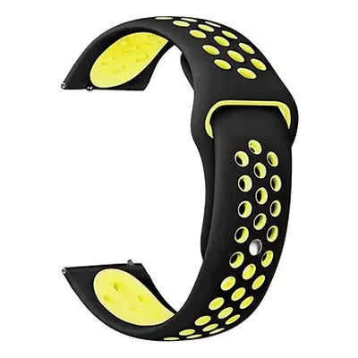 Eternico Sporty Universal Quick Release 22mm Vibrant Yellow and Black