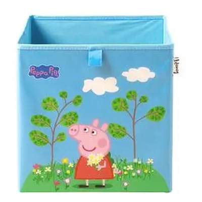 Lifeney Aufbewahrungsbox × × cm Peppa Wutz auf der Wiese