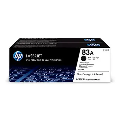 HP CF283AD Nr. 83AD Dual Pack Schwarz Stk Original