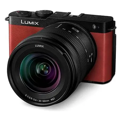 Panasonic Lumix DC-S9 Rot + Lumix 20-60 mm f/3,5-5,6 Makro-OIS