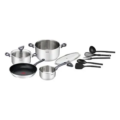 Tefal Daily Cook G713SB74 Edelstahl Kochgeschirr-Set - 11-teilig