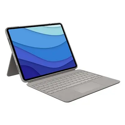 Logitech Combo Touch für iPad Pro 12,9" (5. und 6. Generation), Sand - US INTL