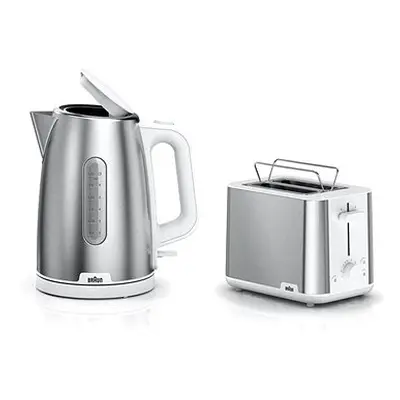 BRAUN PurShine WK1500.WH Wasserkocher + BRAUN PurShine HT1510.WH Toaster