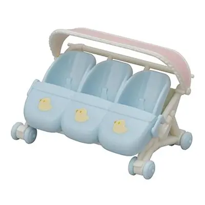 Sylvanian Families Kinderwagen für Drillinge