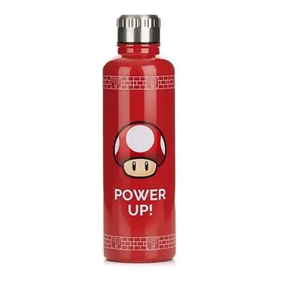 Nintendo - Super Mario Power Up - Trinkflasche aus Edelstahl