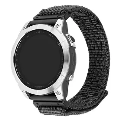 FIXED Nylon Sporty Strap für die Garmin QuickFit mm, dunkelgrau