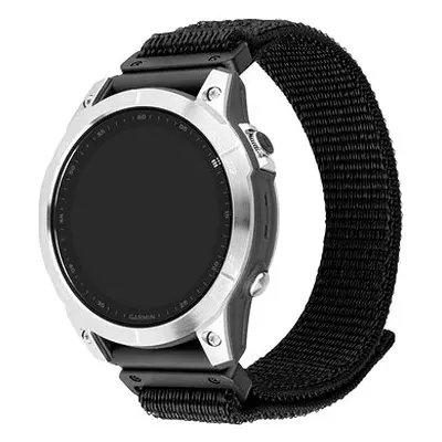 FIXED Nylon Sporty Strap für Garmin QuickFit mm schwarz