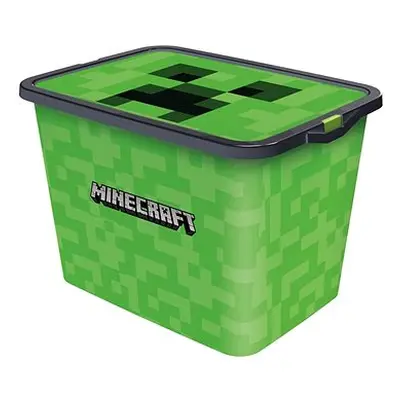 Store Minecraft l mit Deckel, Kunststoff