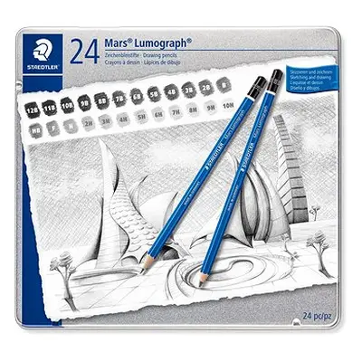 STAEDTLER Mars Lumograph, sechseckig - Set mit Härtegraden