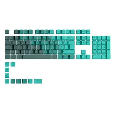 Glorious PC Gaming Race GPBT Keycaps - PBT - ISO - UK - Rain Forest