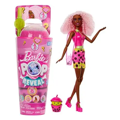 Barbie Pop Reveal Barbie Bubble Tea – Fruchtiger Genuss mit Zubehör und Überraschungen, duftend