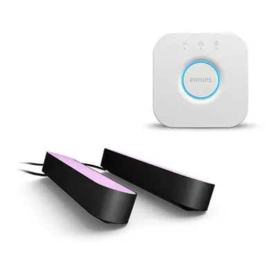 Philips Hue White and Color Ambiance Play Double pack + Philips Hue Bridge