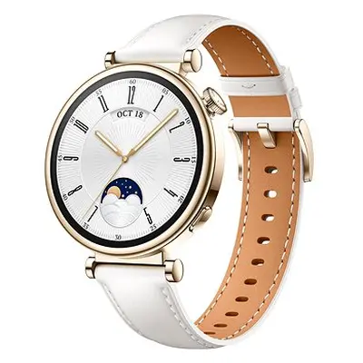 Huawei Watch GT 41 mm White Leather Strap