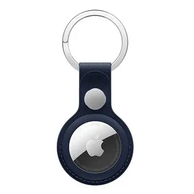 Apple FineWoven AirTag Schlüsselanhänger dunkelblau