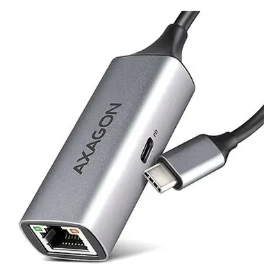 AXAGON ADE-TXPD, Gigabit Ethernet LAN network adapter, USB-C 5Gbps, PD 100W